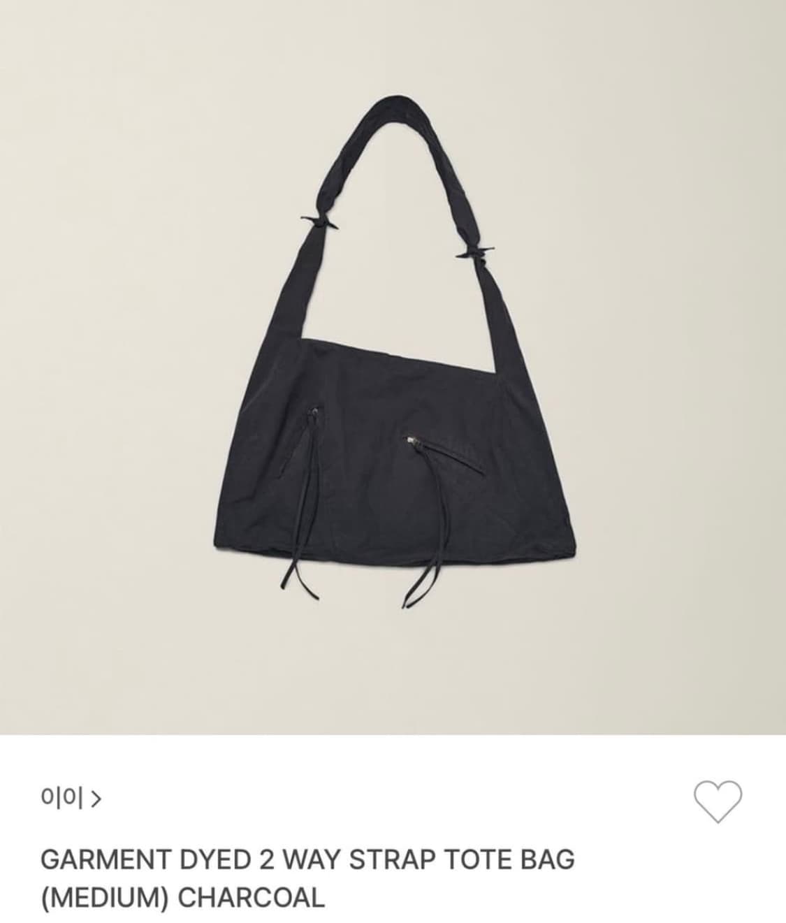 EE 토트백 차콜 m 상품이미지1