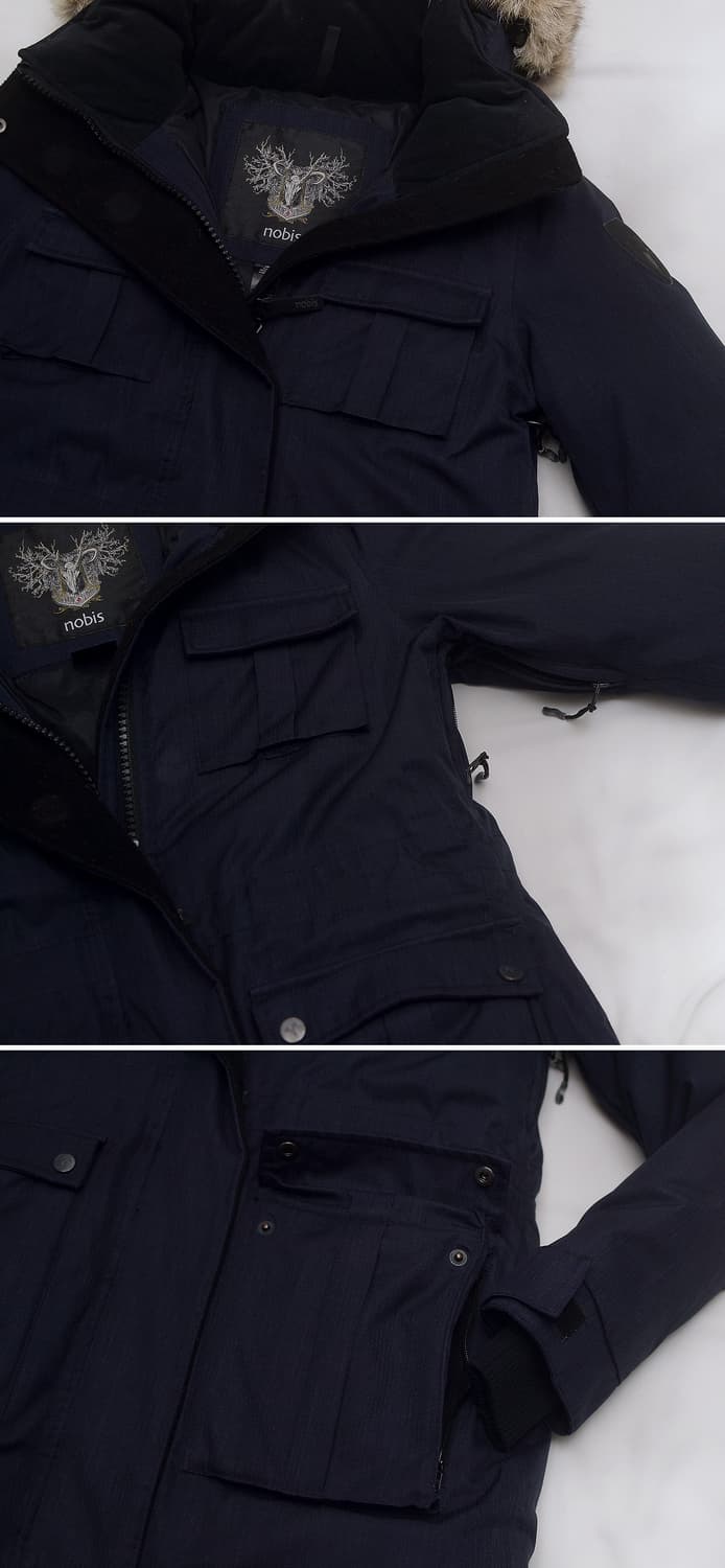 노비스 신디 헤비다운 패딩파카 다크네이비 (S / 85-90) 상품이미지7