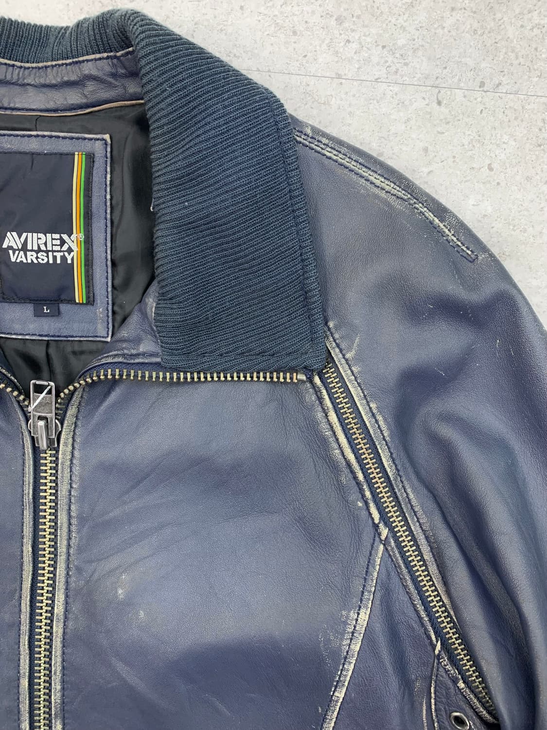 Avirex 아비렉스 레더 자켓 상품이미지4