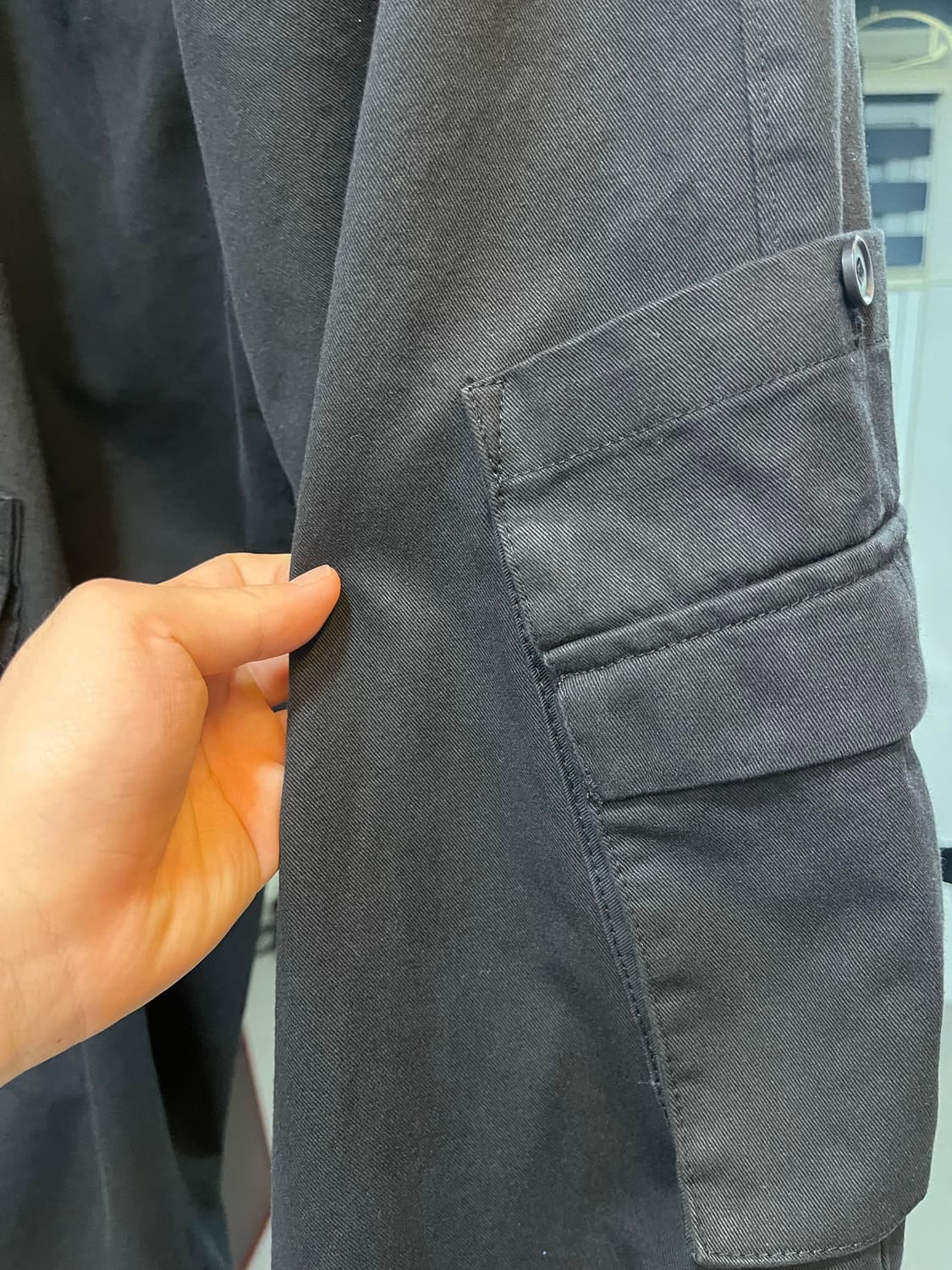 해칭룸 Cargo Chino Pants Black 4사이즈 상품이미지2