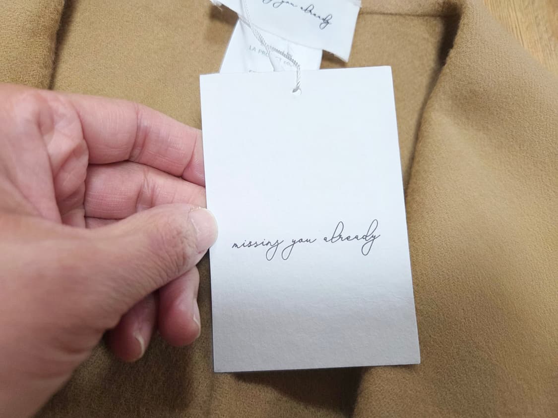 미씽유얼레디(missing you already) 프린지카라 벨티드 울코 상품이미지8