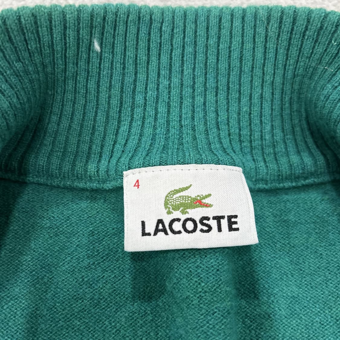 라코스테 그린 하프넥 니트 m 상품이미지2