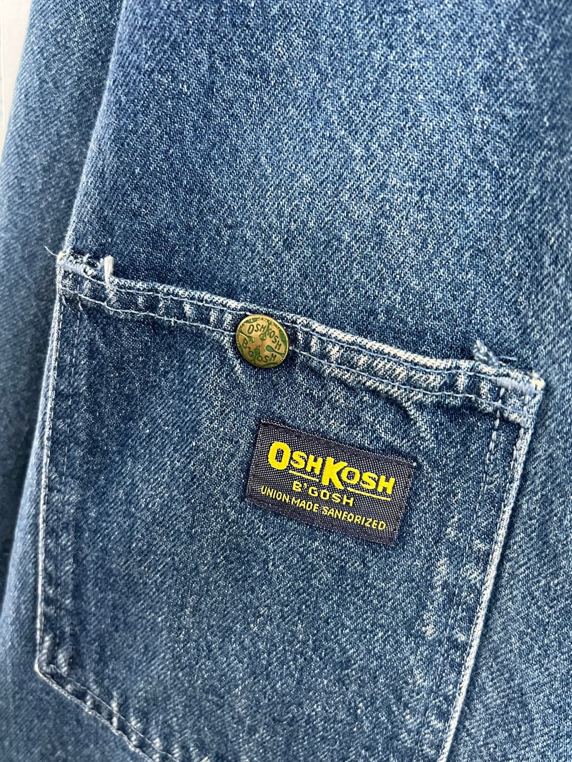 70s American Vintage 오시코시 데님 워크 초어 자켓 상품이미지3