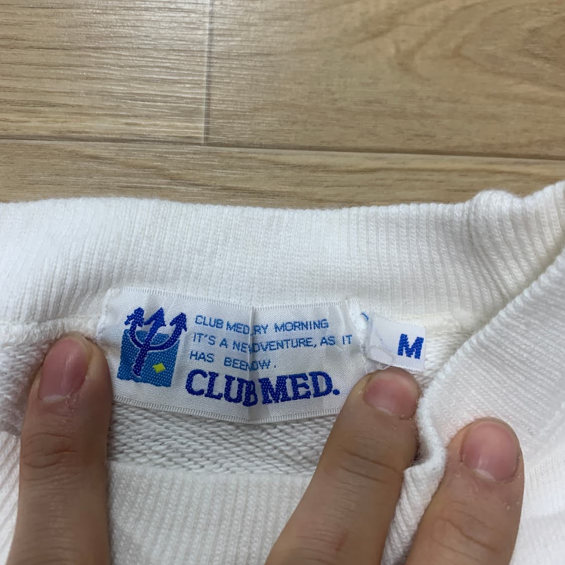 M)Club Med 90s 일본산 물고기 맨투맨 상품이미지4