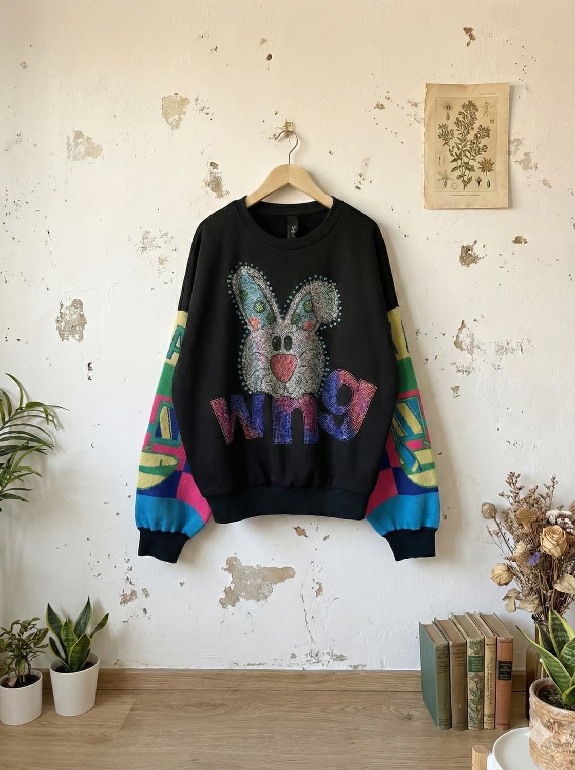 Y.Coo 토끼아이콘 맨투맨 상품이미지1