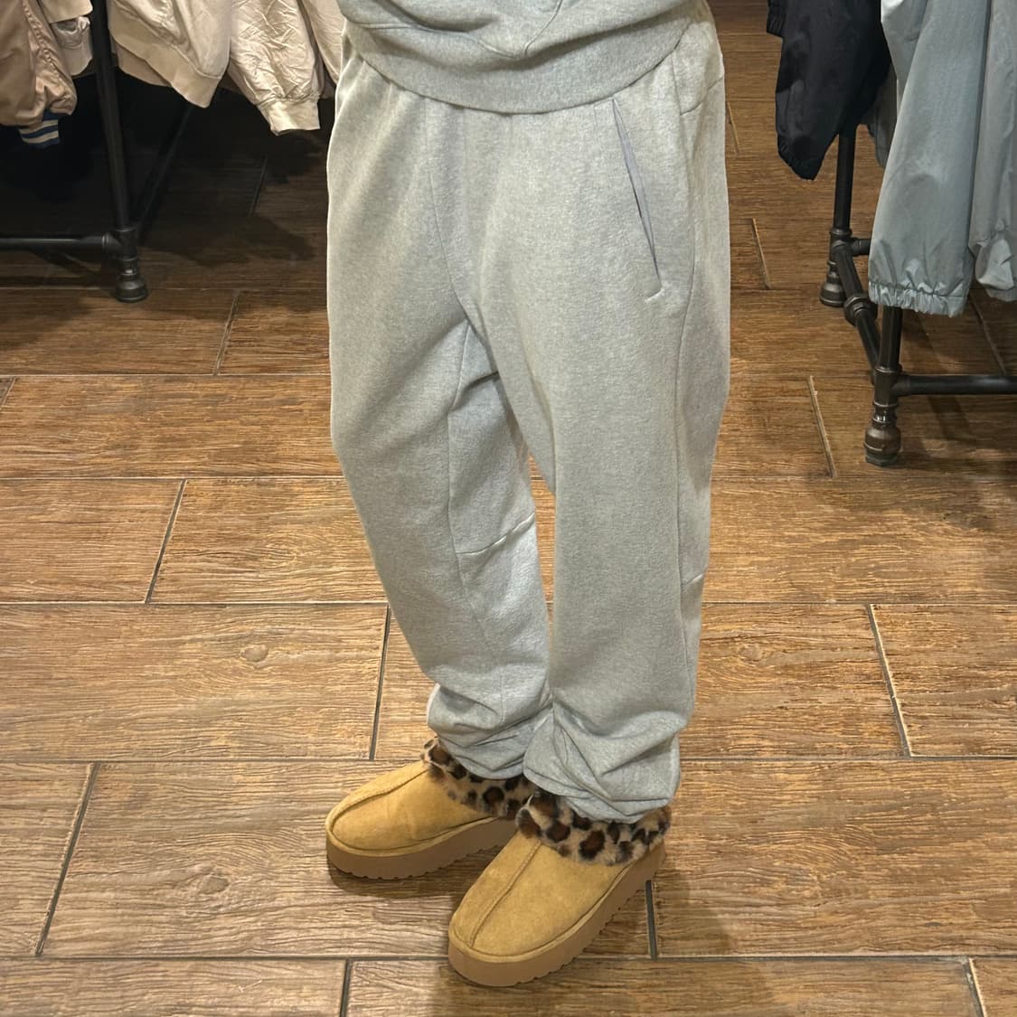 [HI] 아디다스 조거 추리닝 팬츠 그레이  상품이미지4