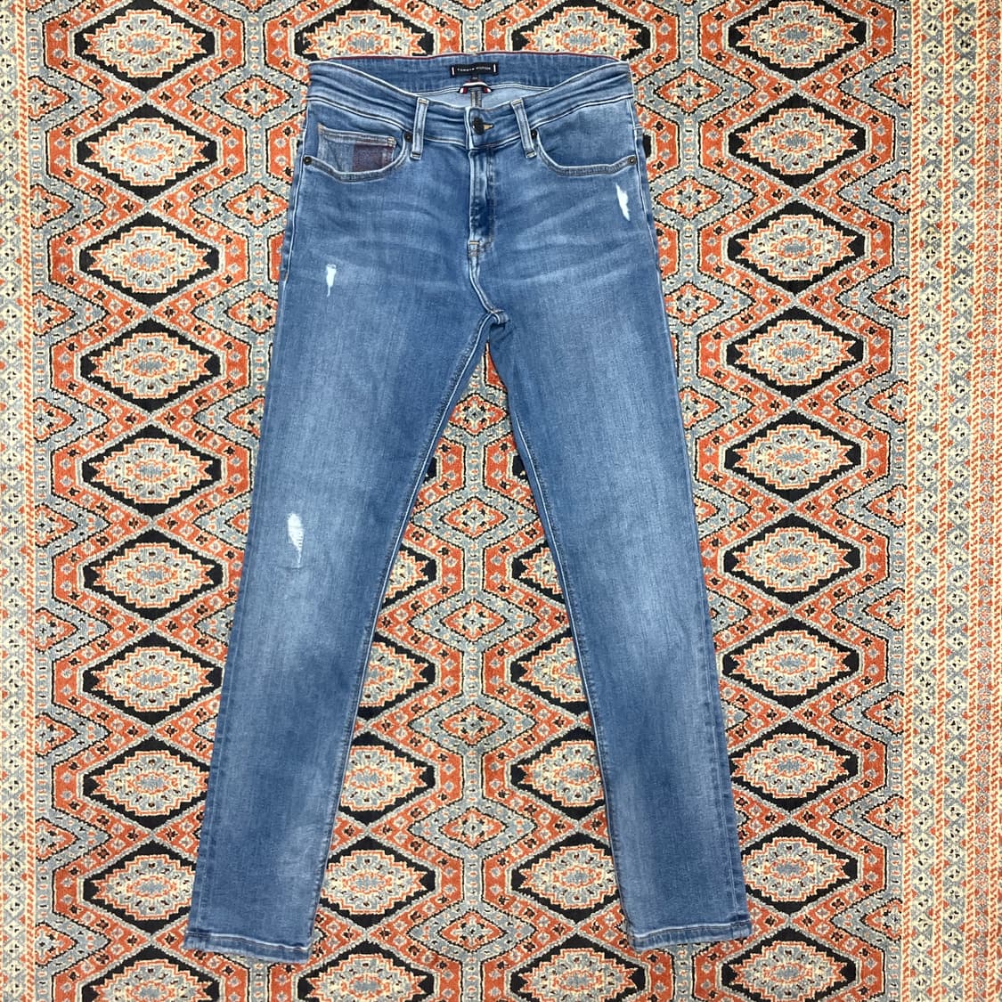 타미힐피거 중청 데님 스키니 팬츠 여성164 상품이미지1