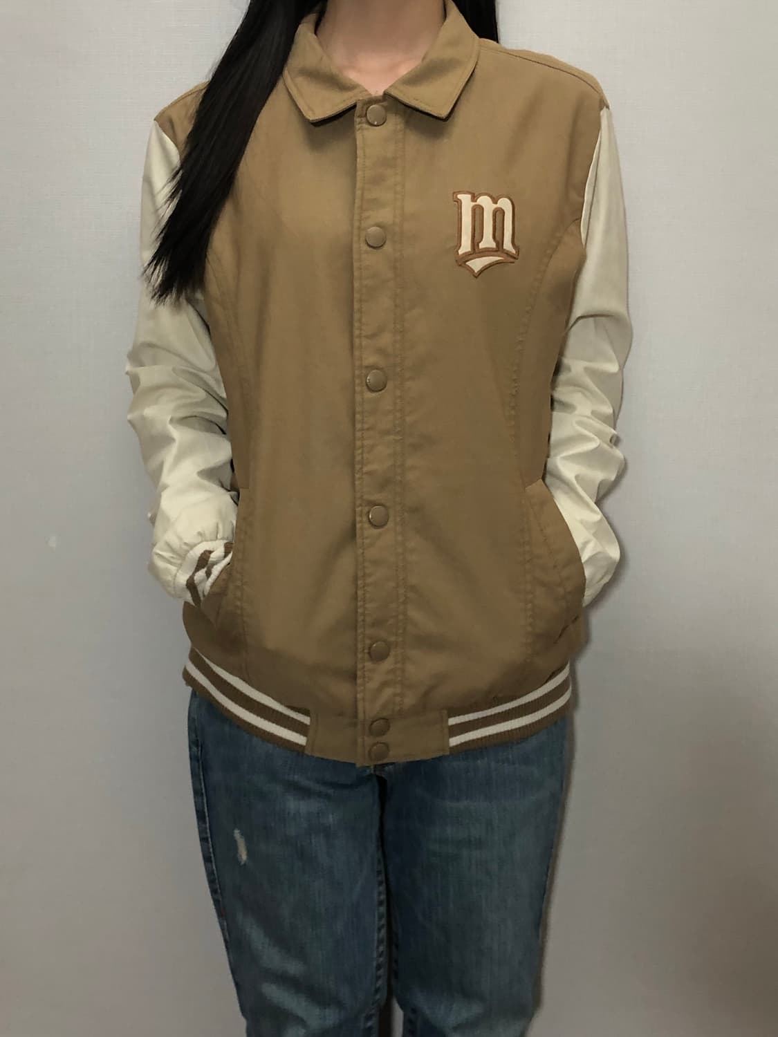 빈티지 mlb 브라운 스타디움 자켓 상품이미지2