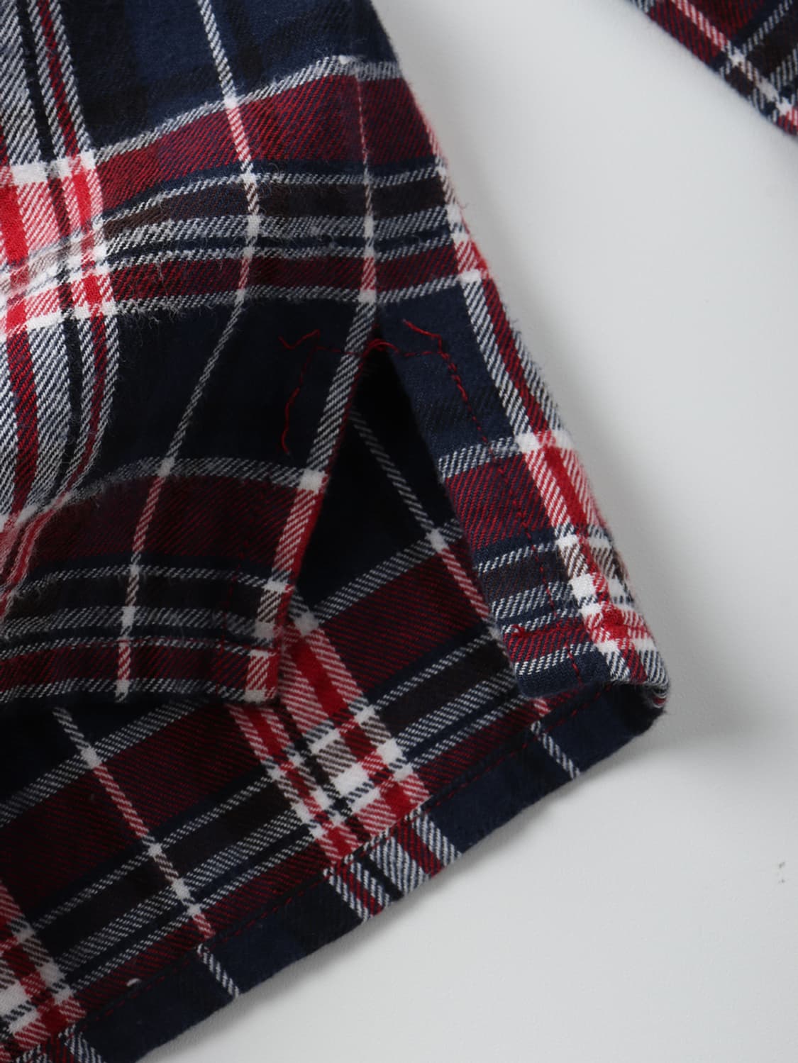 스투시 STUSSY Cut-Out Shoulder Plaid Shirt 상품이미지10