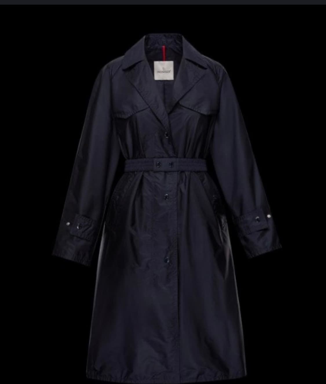 몽클레어 국내정발 트렌치 바람막이 블랙(미사용 새제품) 상품이미지1