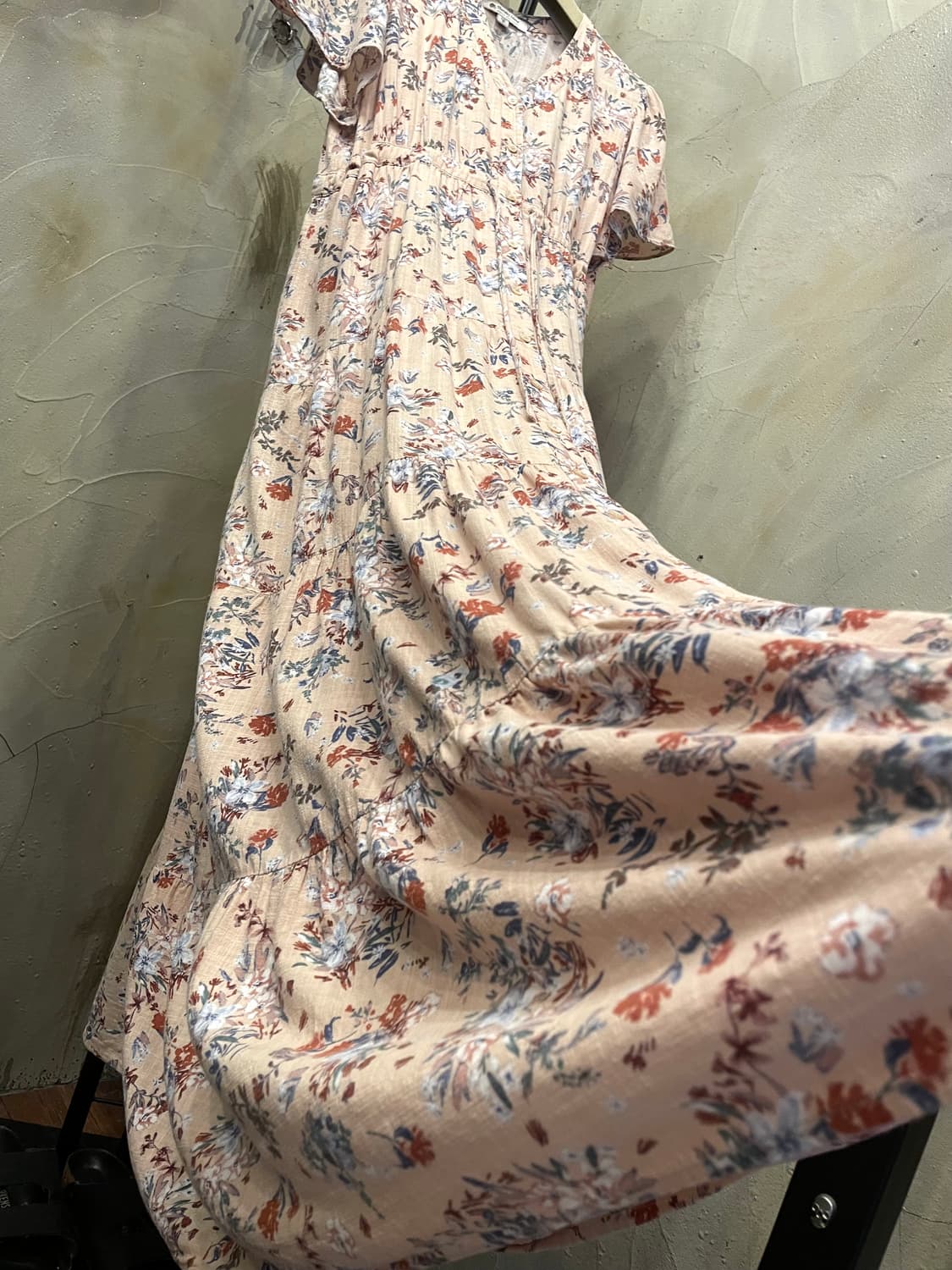 써스데이 아일랜드 플라워 패턴 롱 원피스 66 상품이미지4