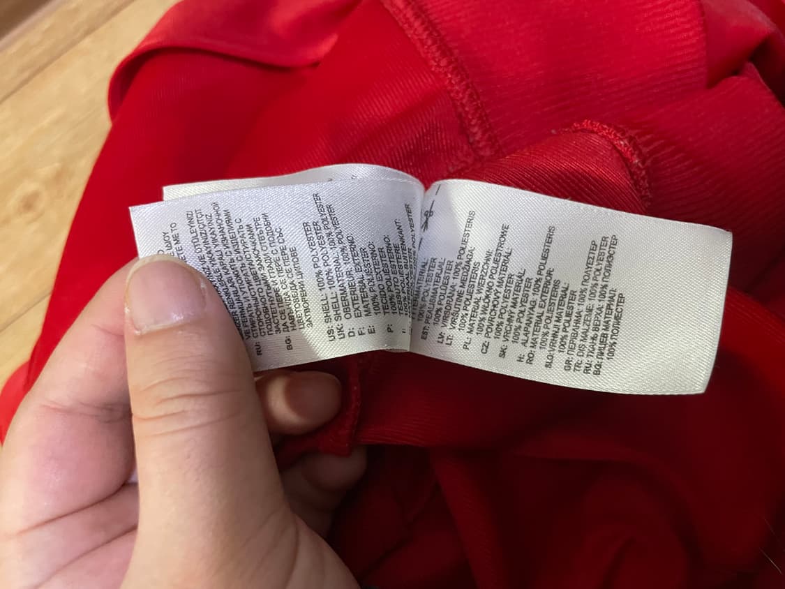 아디다스 레드 파이어버드 트랙탑 져지 2xl 3xl 자켓 흰빨 집업 상품이미지7