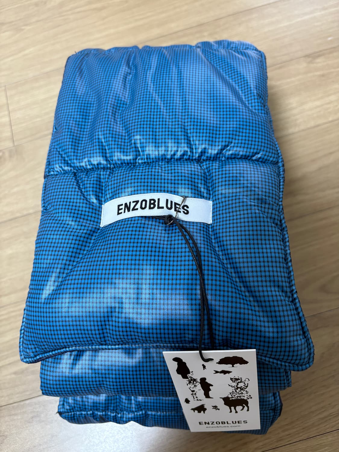 (새상품) 엔조블루스 패딩 머플러 (정가: 69,000원) 상품이미지4