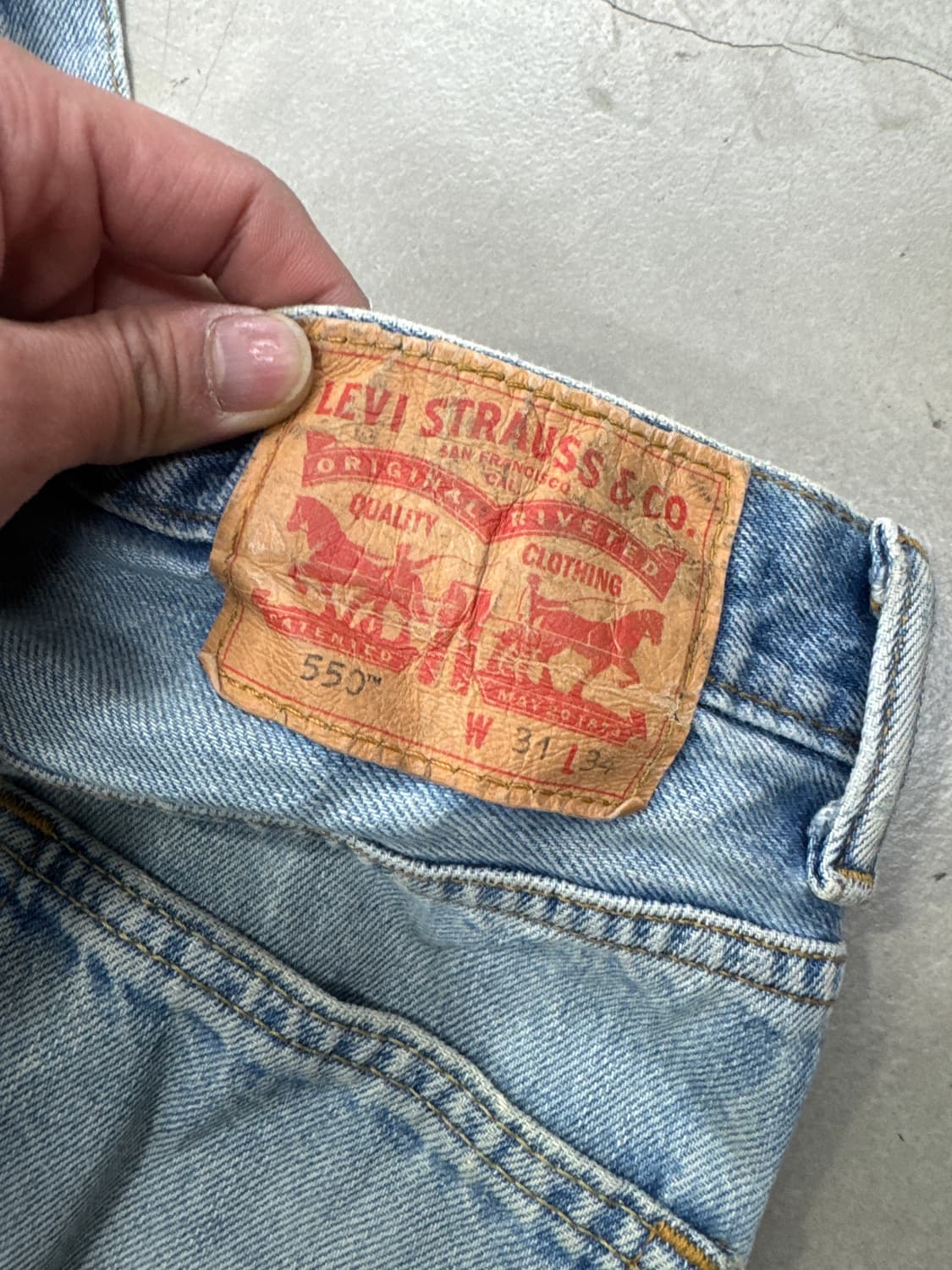리바이스 550 31/34 상품이미지8