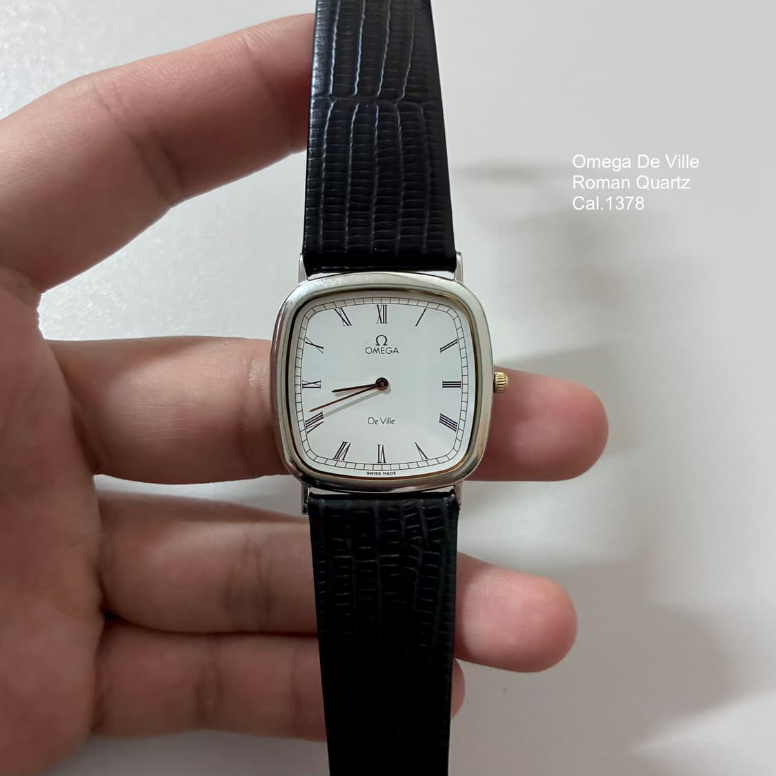 1980s Omega De Ville Roman Quartz  상품이미지4