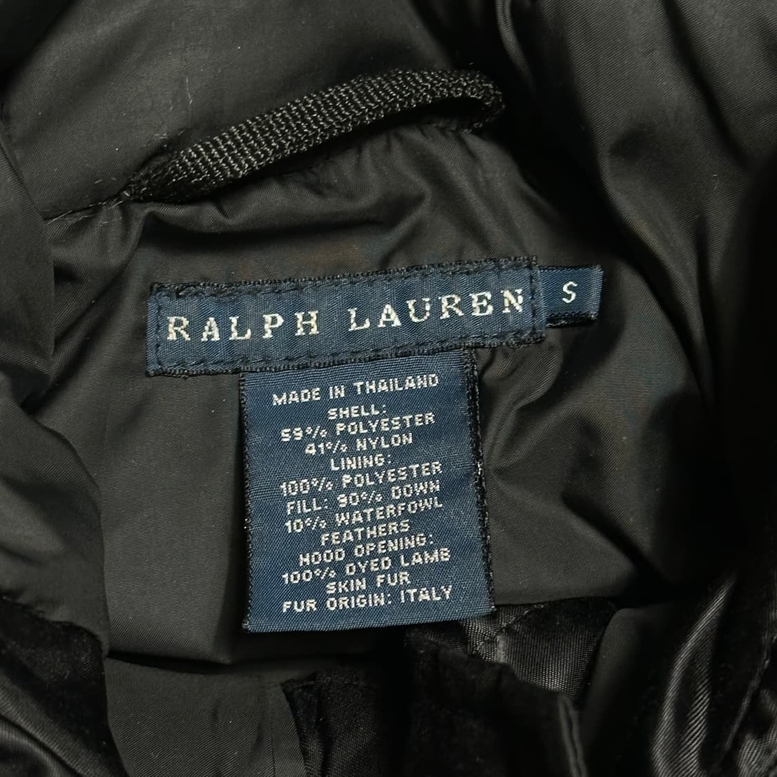 S 폴로랄프로렌 N3B 다운 콜드 블랙 파카 상품이미지4