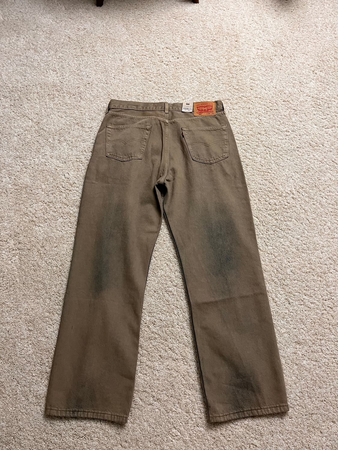 (새상품/34*32) 리바이스 565 루즈핏 샌드 브라운 NXBD 상품이미지10