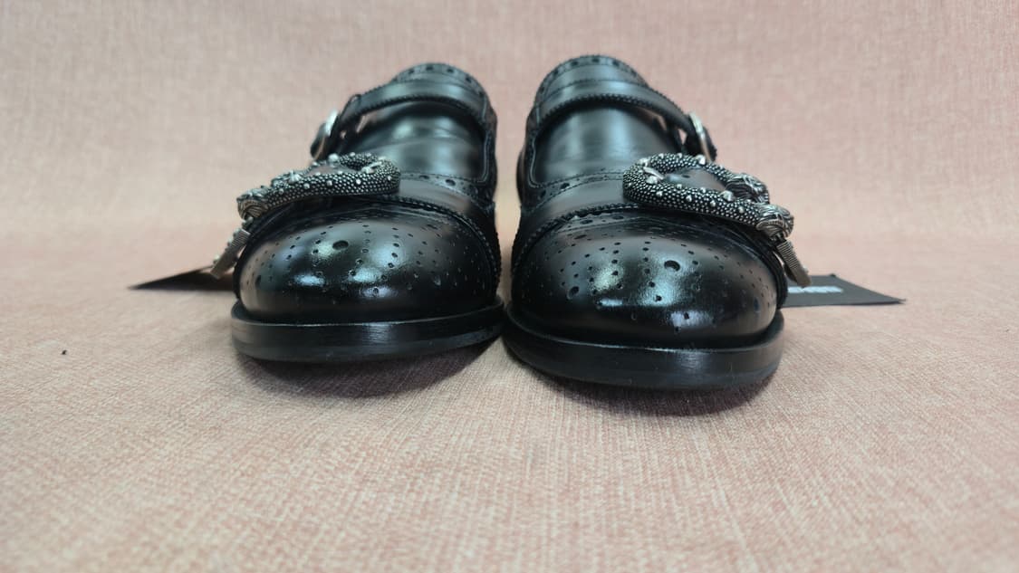 (정품) 구찌 디오니서스 꿀벌 브로그 몽크 스트랩 7사이즈 260~265 상품이미지4