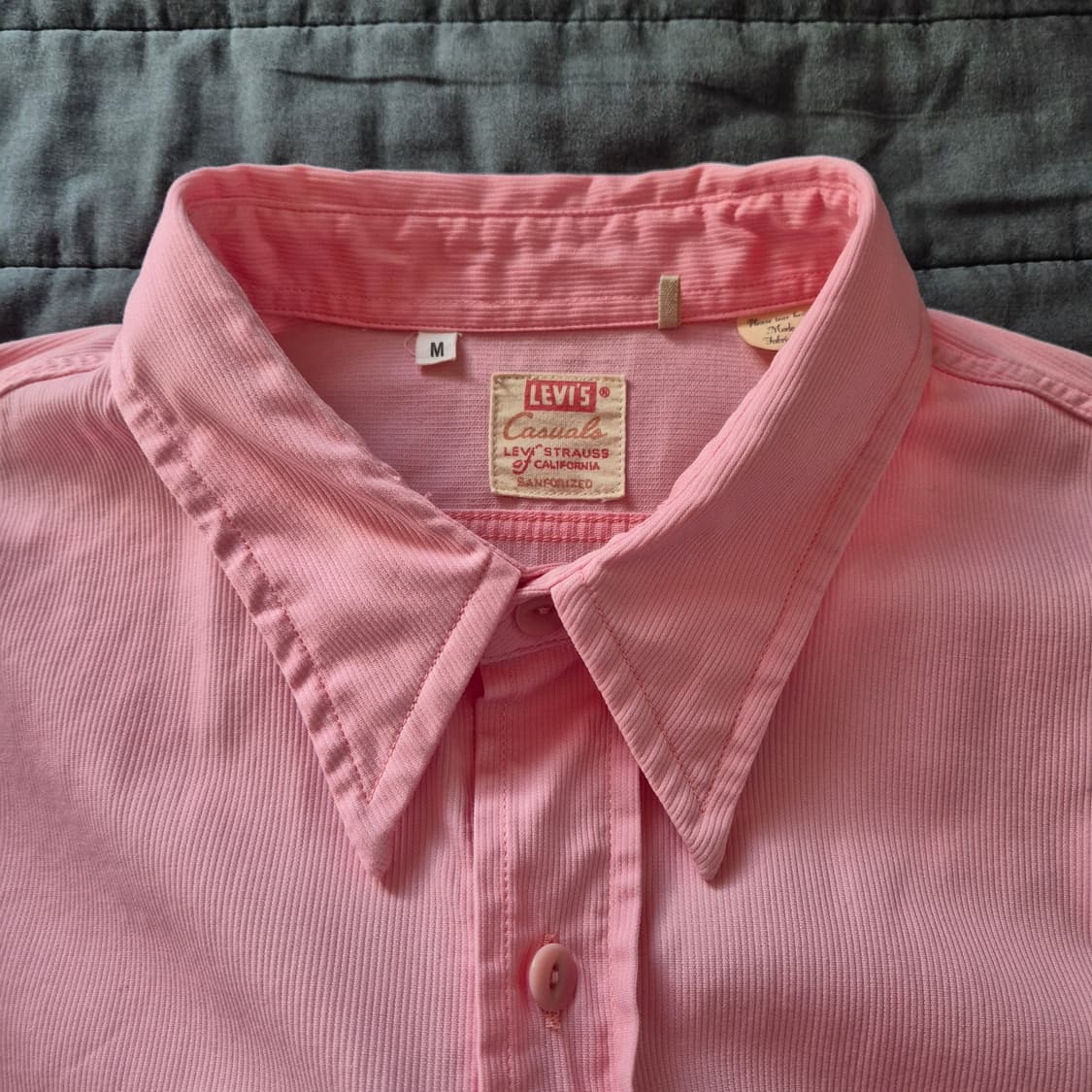 LVC 리바이스빈티지클로딩 핑크 셔츠 판매 상품이미지6