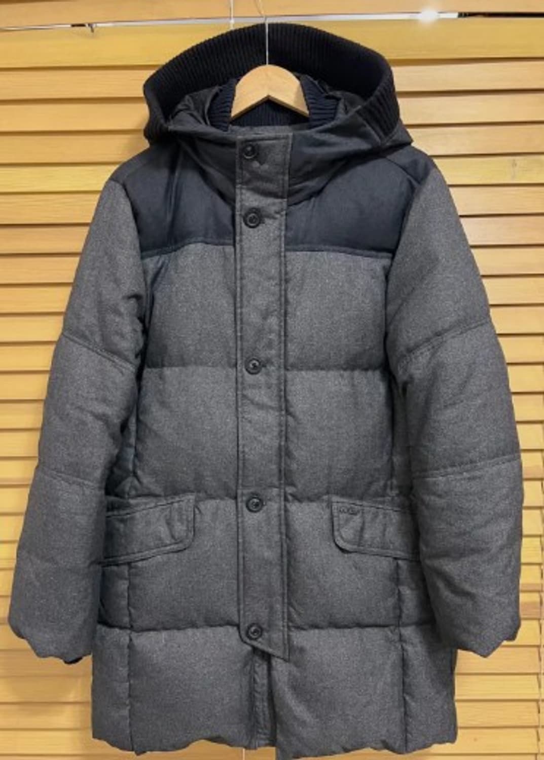 게스 남성 덕다운하프패딩점퍼 L 상품이미지2