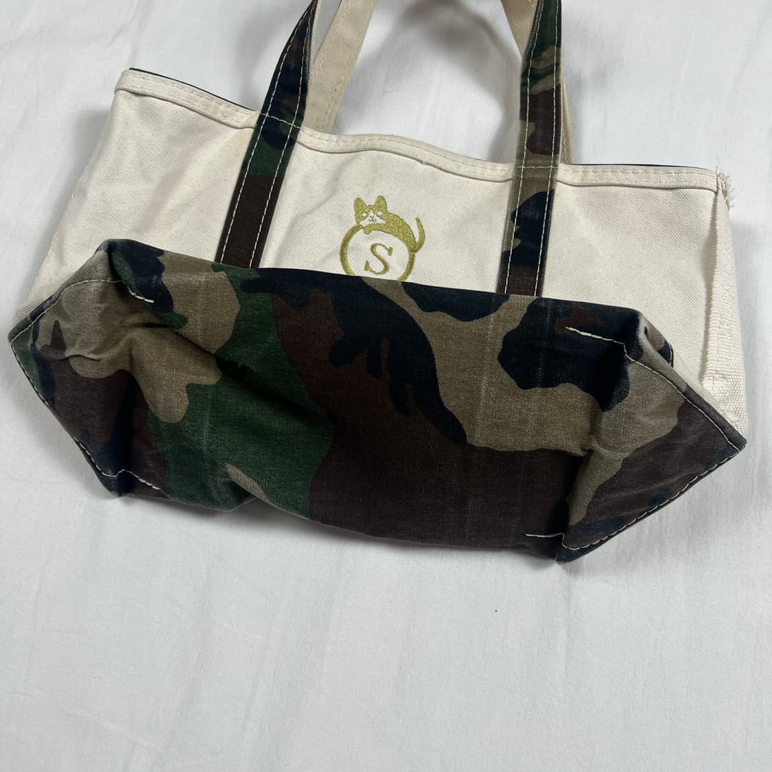 80’s-90’s l.l. bean 엘엘빈 카모 토트백 가방 상품이미지4