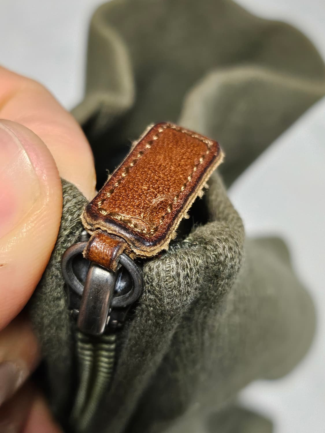 폴로랄프로렌 반집업 니트 그레이그린 M 상품이미지5