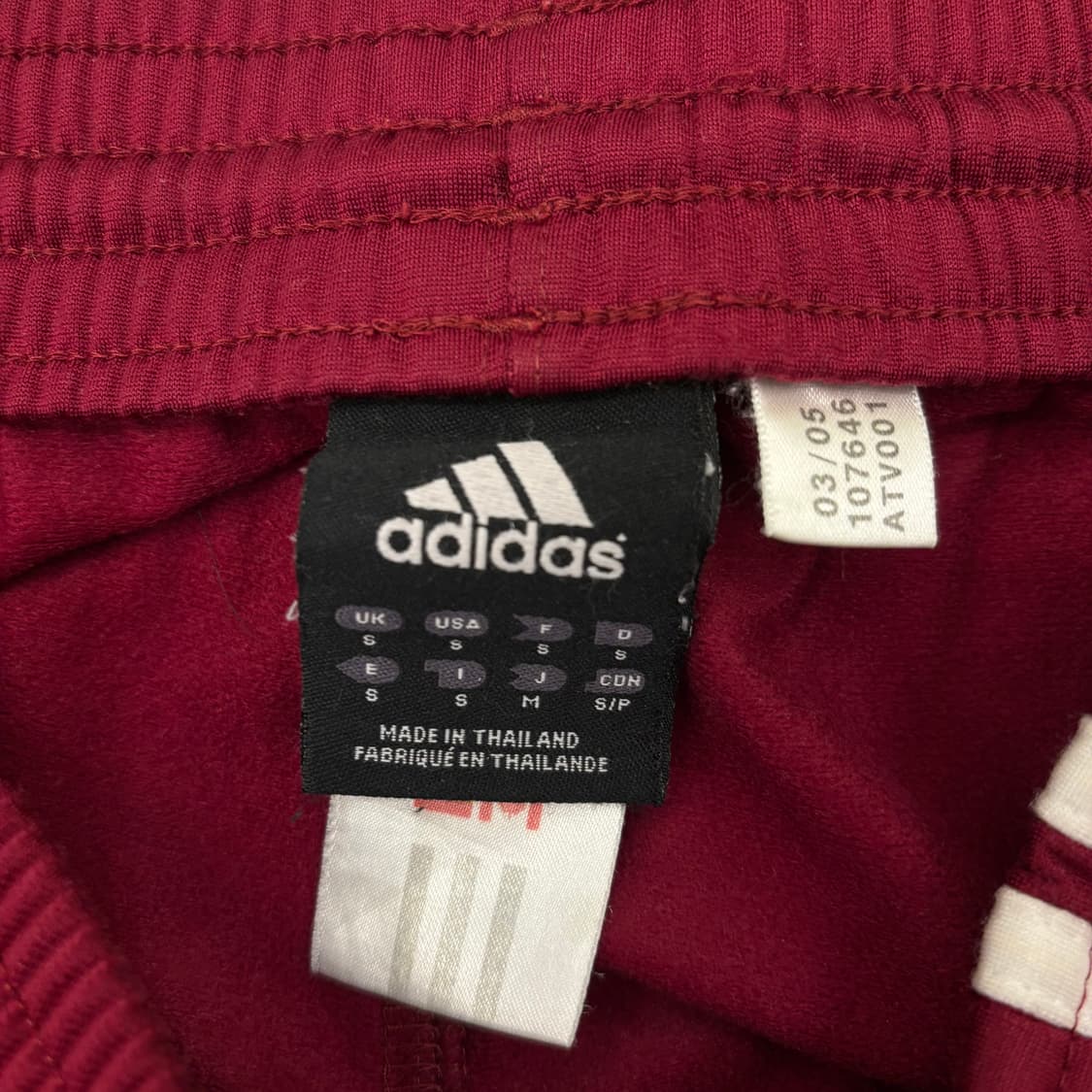 아디다스 이큅먼트 레드 트레이닝 팬츠 상품이미지3
