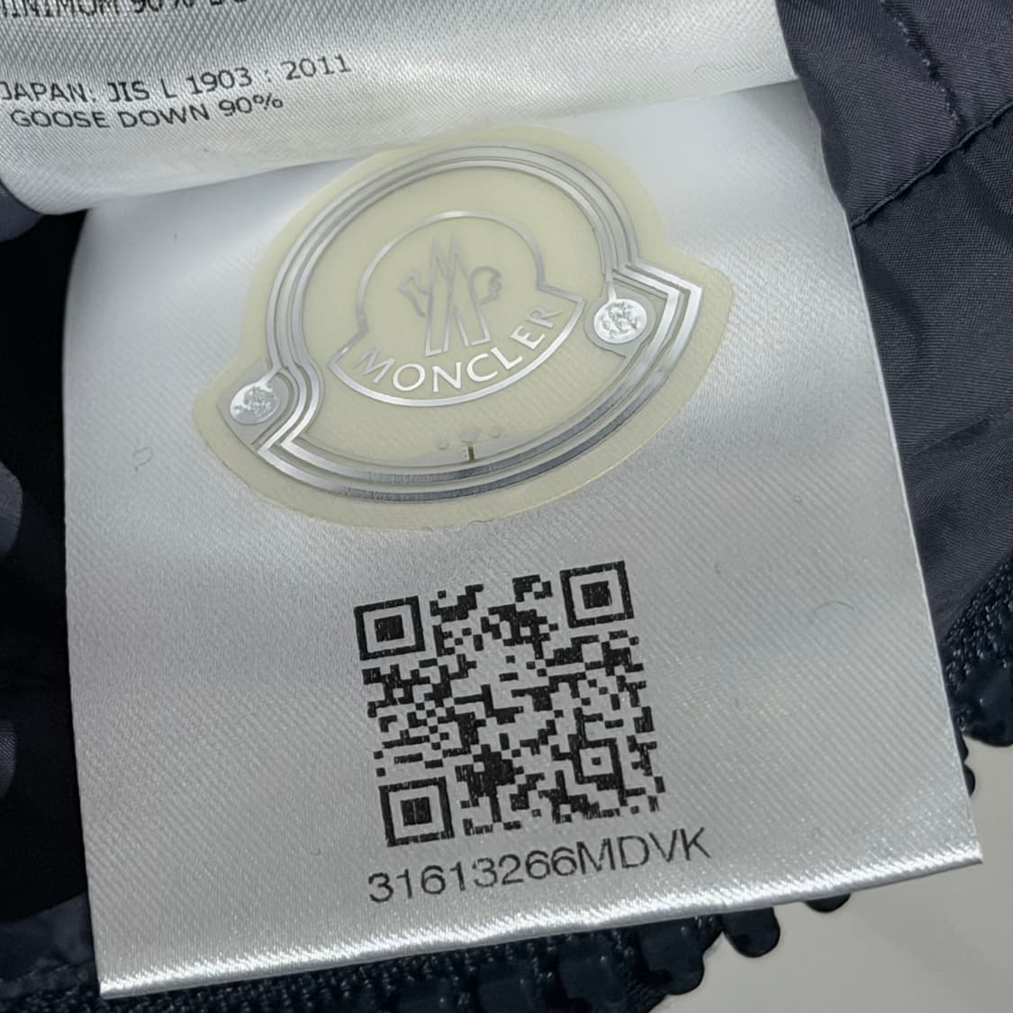 (A+/2) / 몽클레어 몽제네브르 남성 다운 패딩 자켓 네이비 상품이미지8