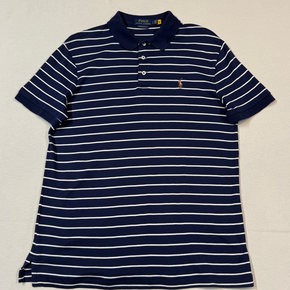 L) 폴로 랄프로렌 소프트 코튼 반팔 카라티 PK 신형 큐알탭 상품이미지2