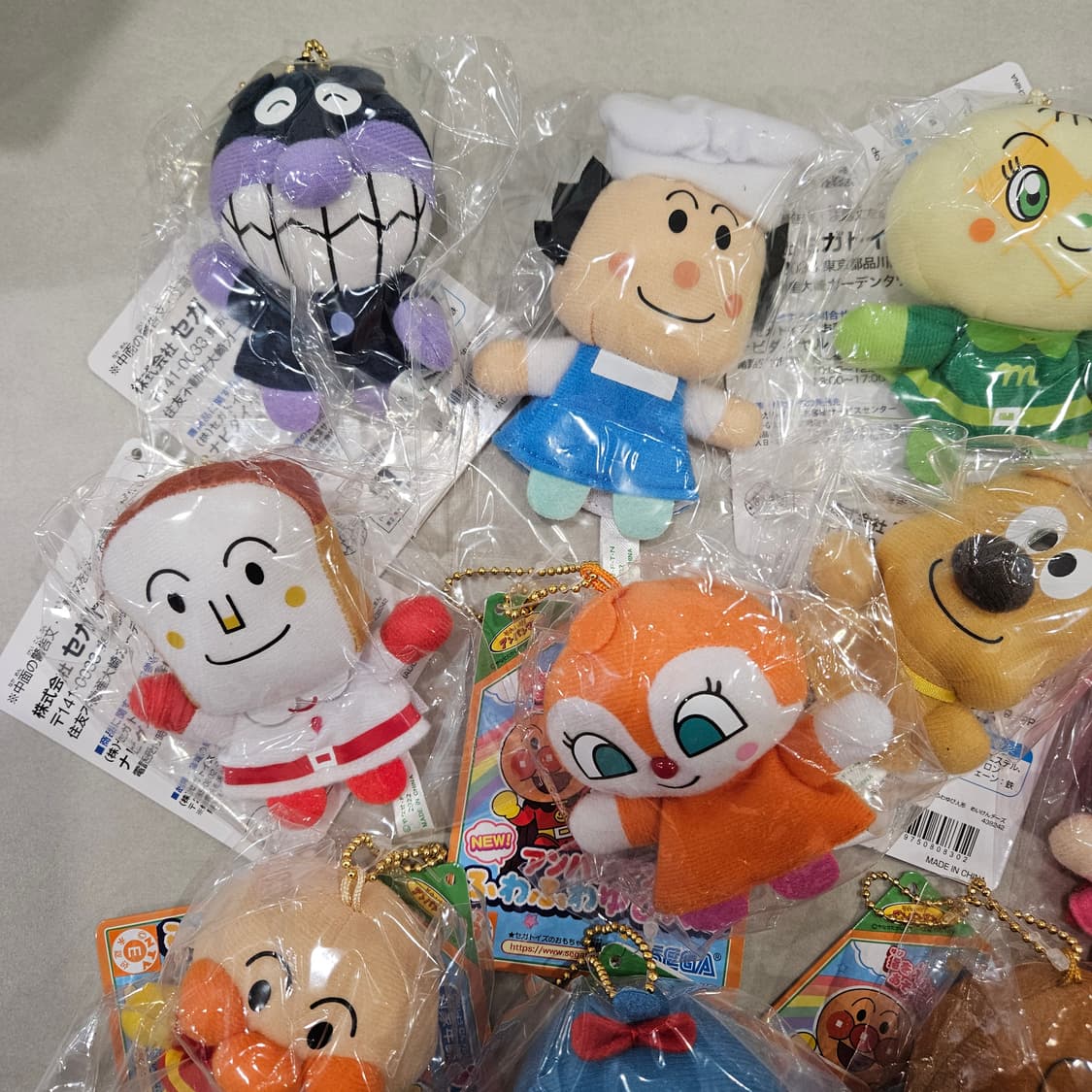 호빵맨 짤랑이 카레빵맨 버터누나 키링 상품이미지5