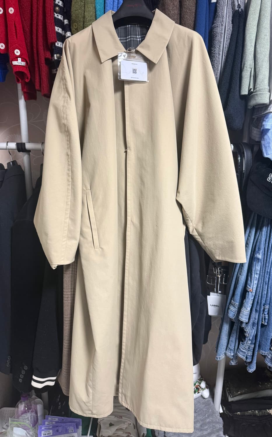 stu 23fw 돌먼 베이지 팝니다 상품이미지3