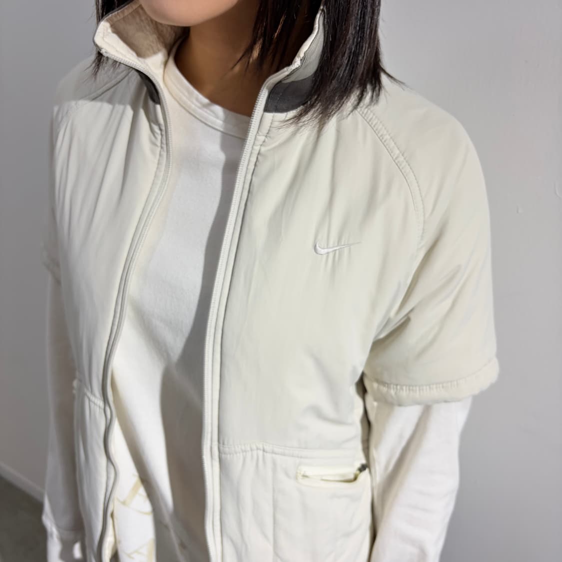 00s 나이키 리버시블 반팔 패딩 자켓 상품이미지6