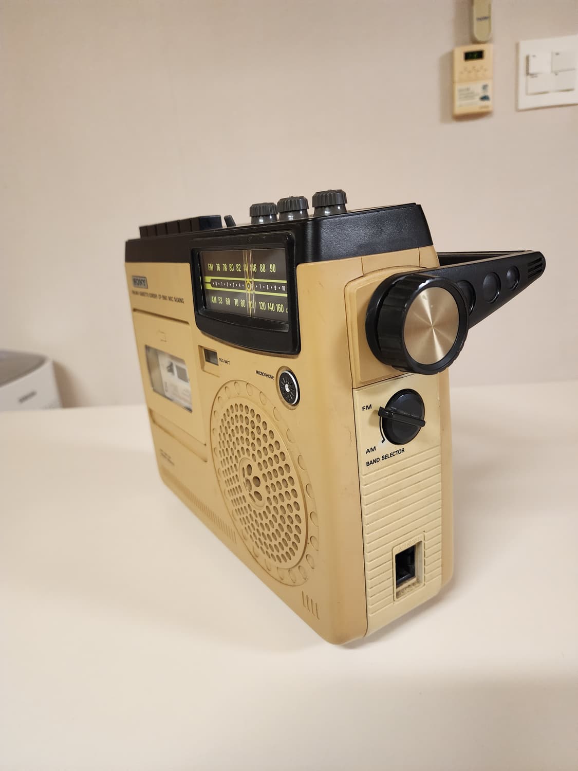예쁜 소니 빈티지 라디오 카세트플레이어 TC-1560 상품이미지4