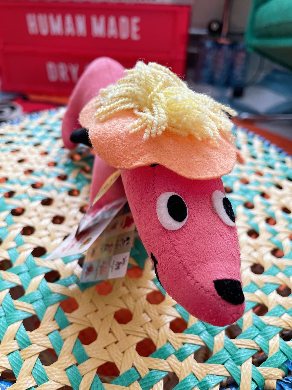 2004 빈티지 드림 펫 핑크 닥스훈트 인형 상품이미지3