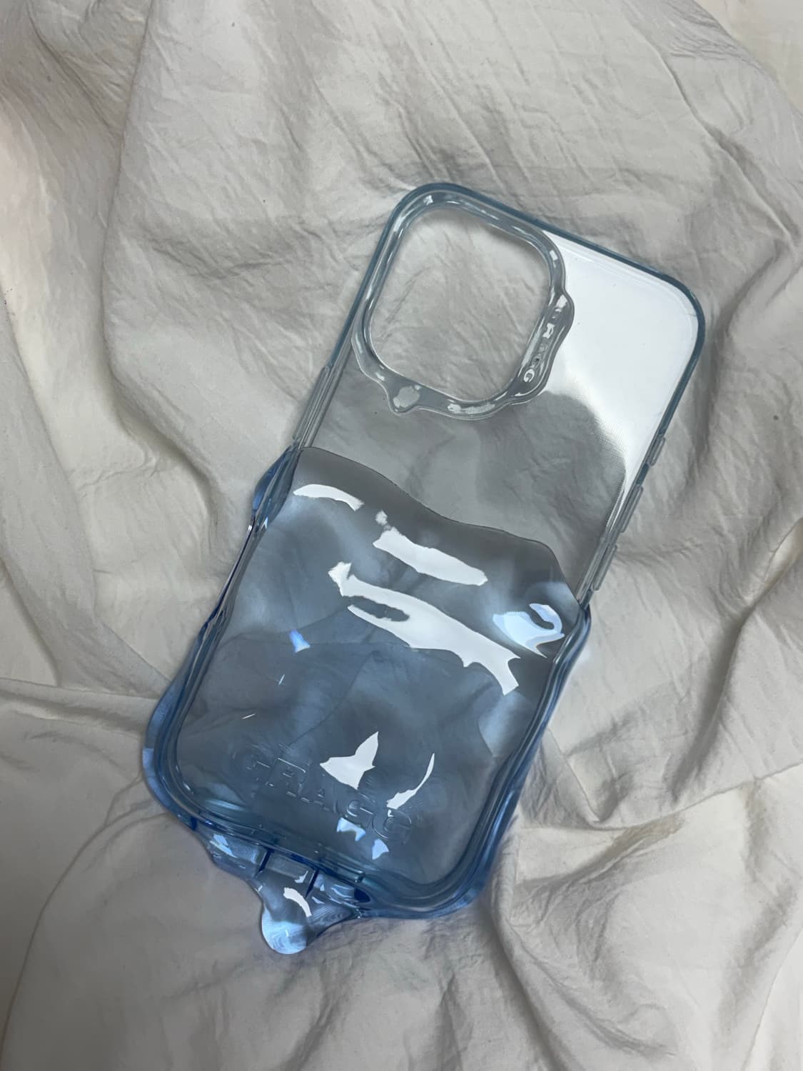 Gragg DOUBLE LAYERS CASE - CLEAR BLUE 상품이미지4