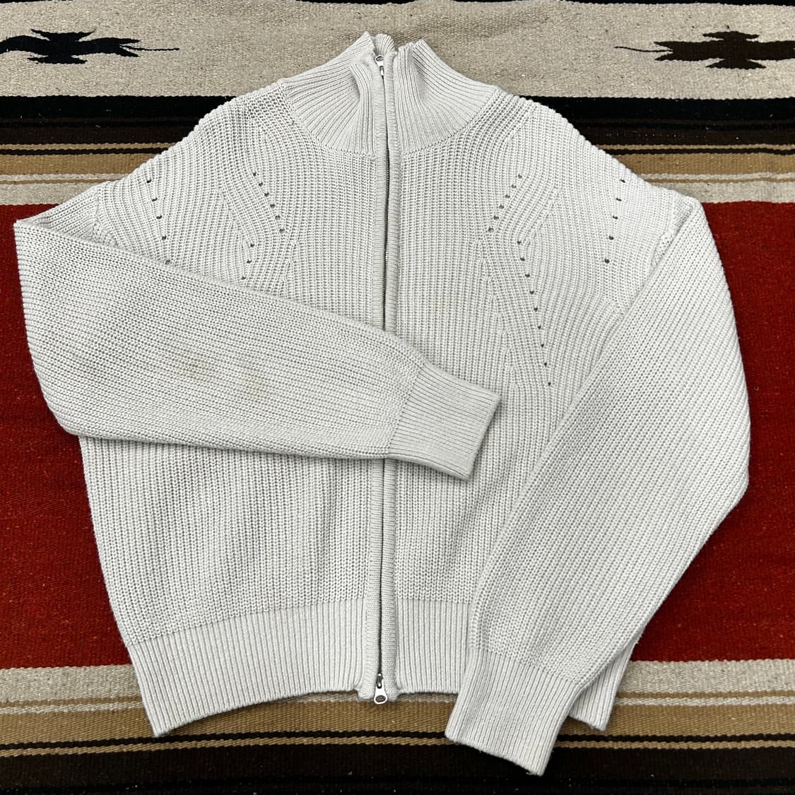 토니웩 알파카 집업 니트 상품이미지1