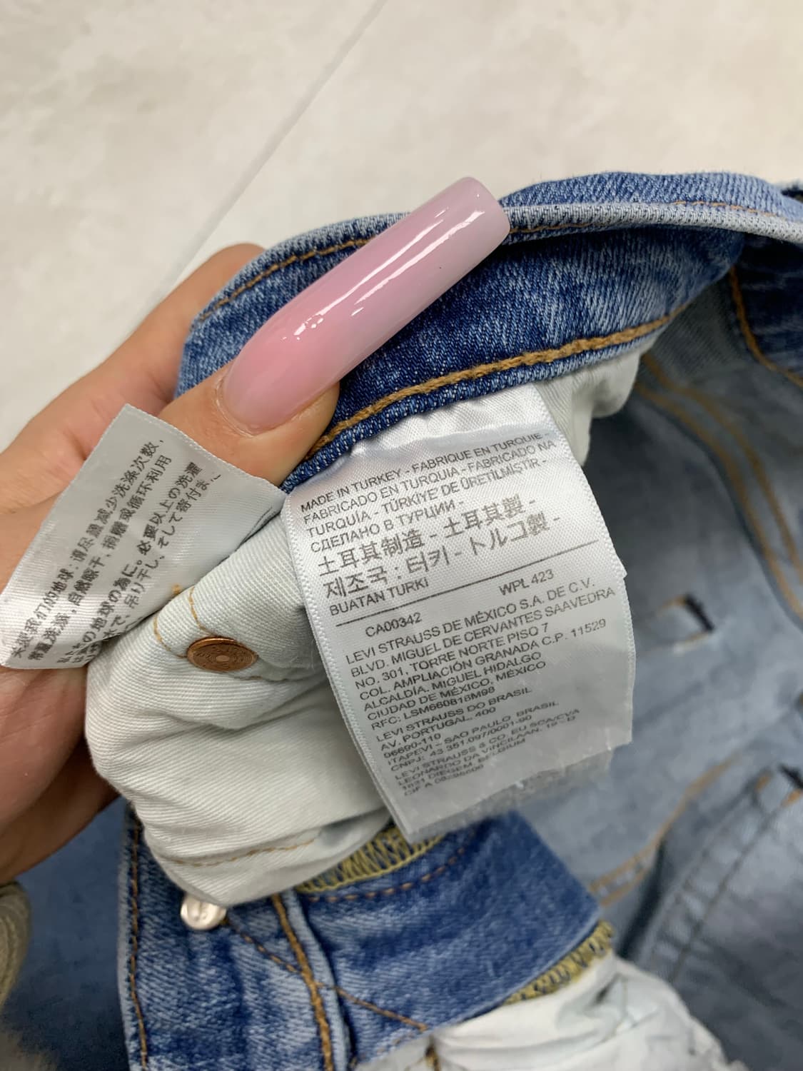 리바이스 스키니진 데님 팬츠 #693 상품이미지5