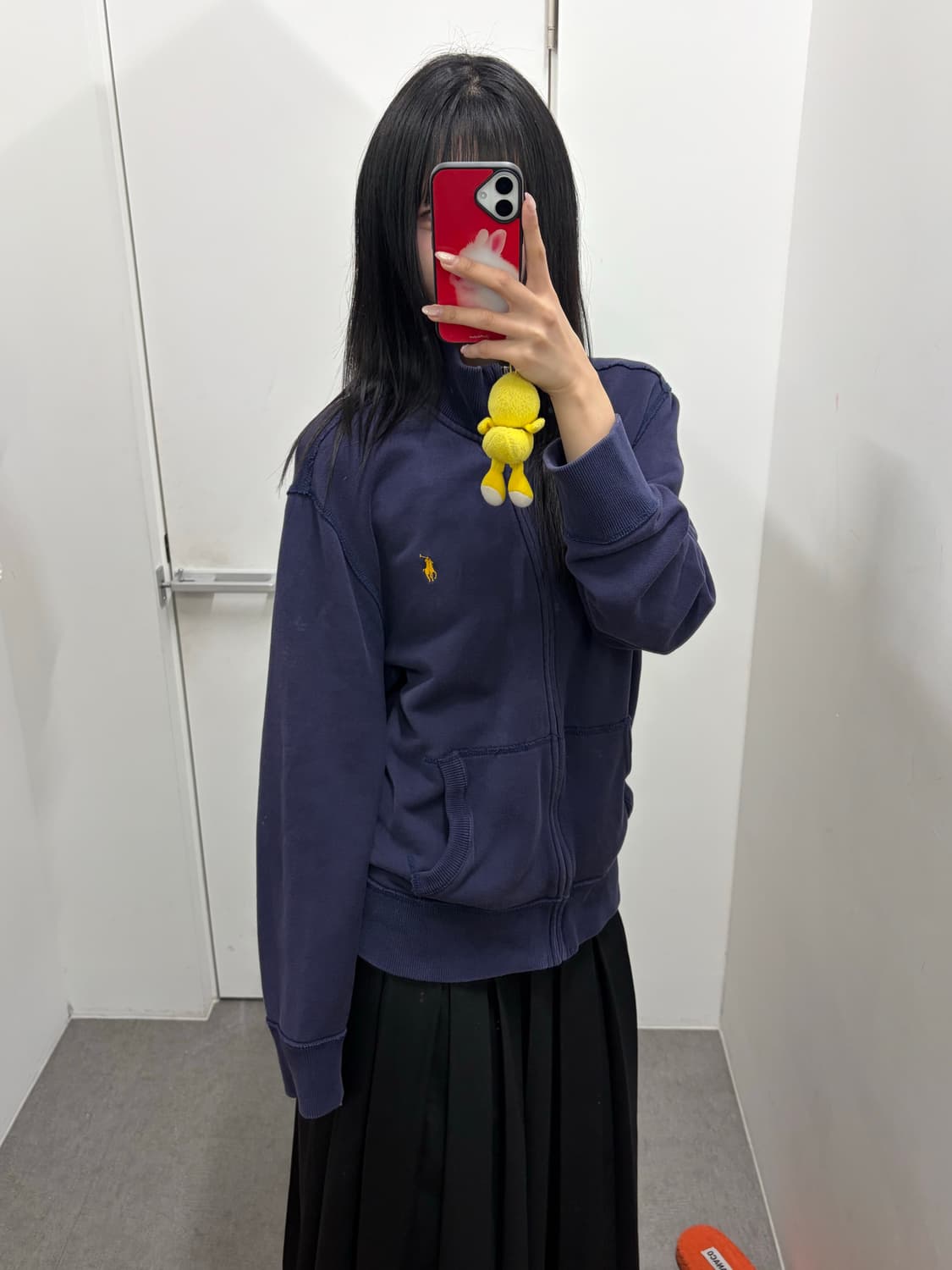 폴로 자수로고 니트집업 상품이미지5