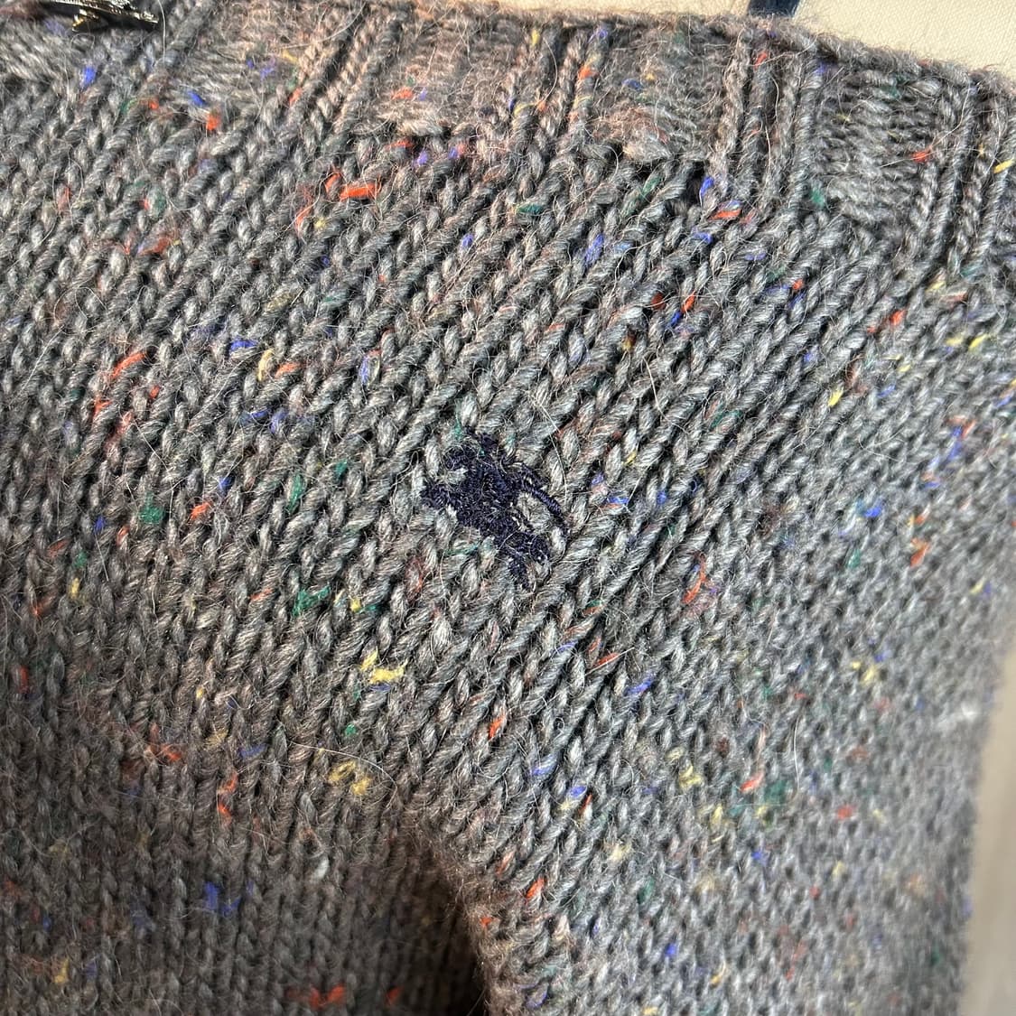 Burberry Grey Off-Shoulder Knit Dress 상품이미지5