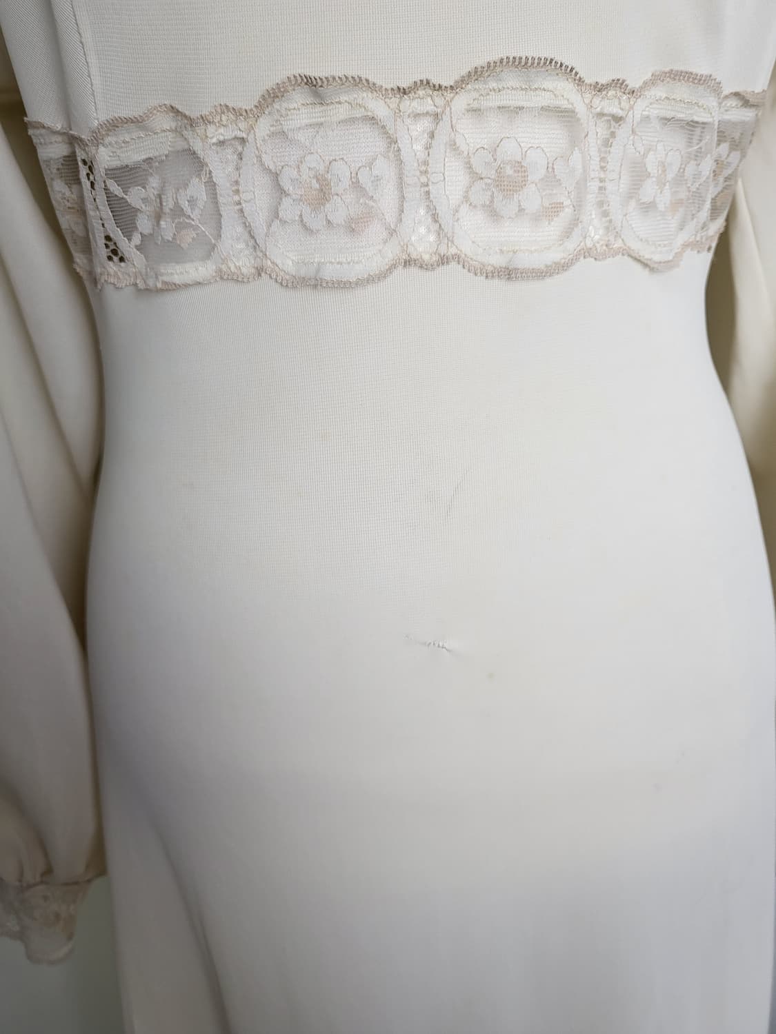 빈티지 아이보리 맥시 레이스 드레스 상품이미지4