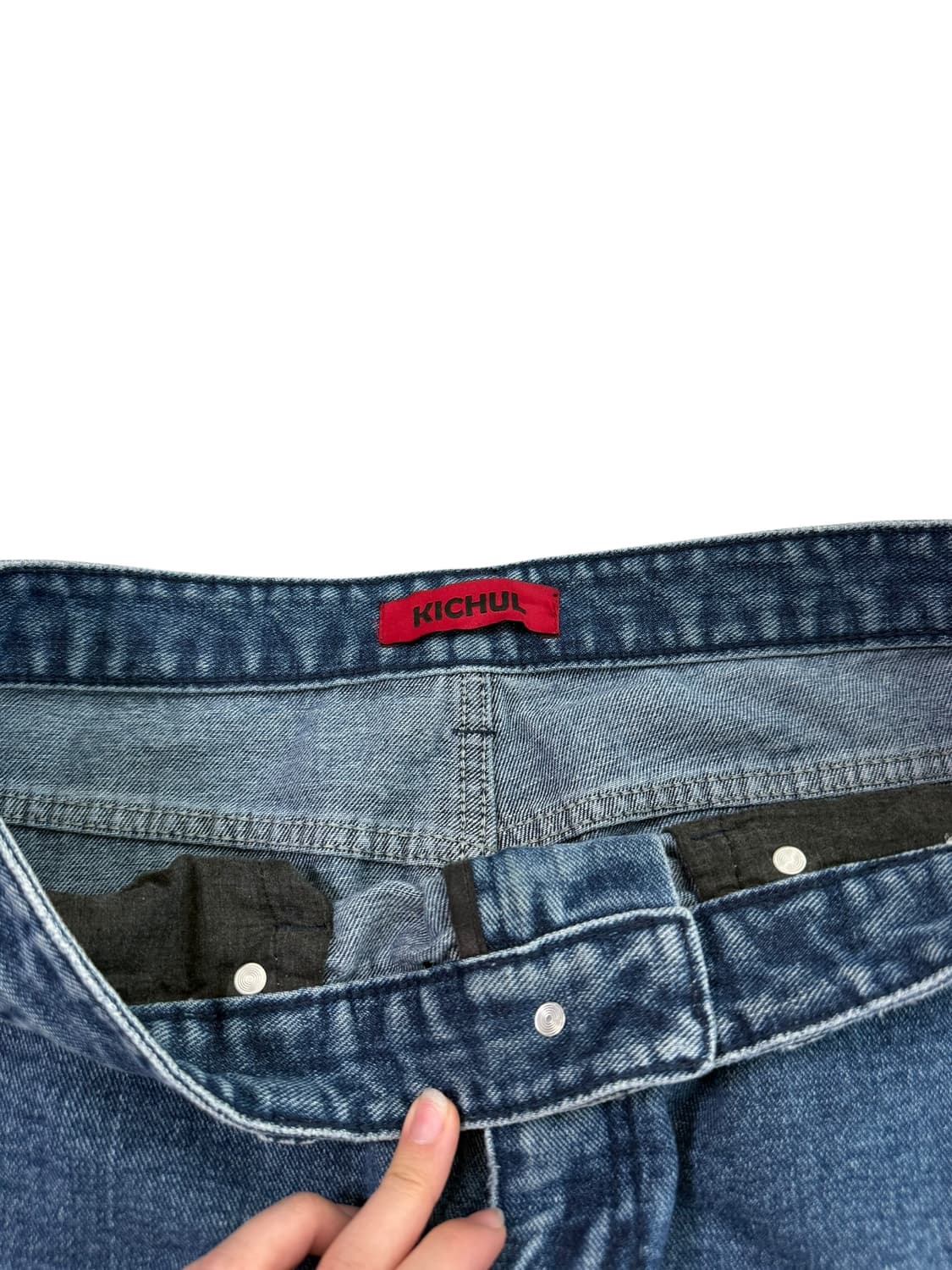 기철 와이드 데님팬츠 상품이미지6