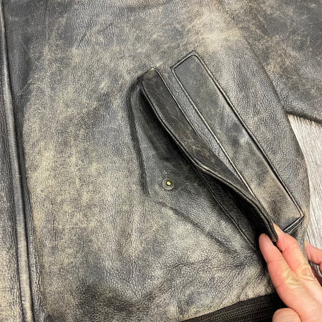 00's 빈티지 에디바우어 레더자켓 상품이미지4