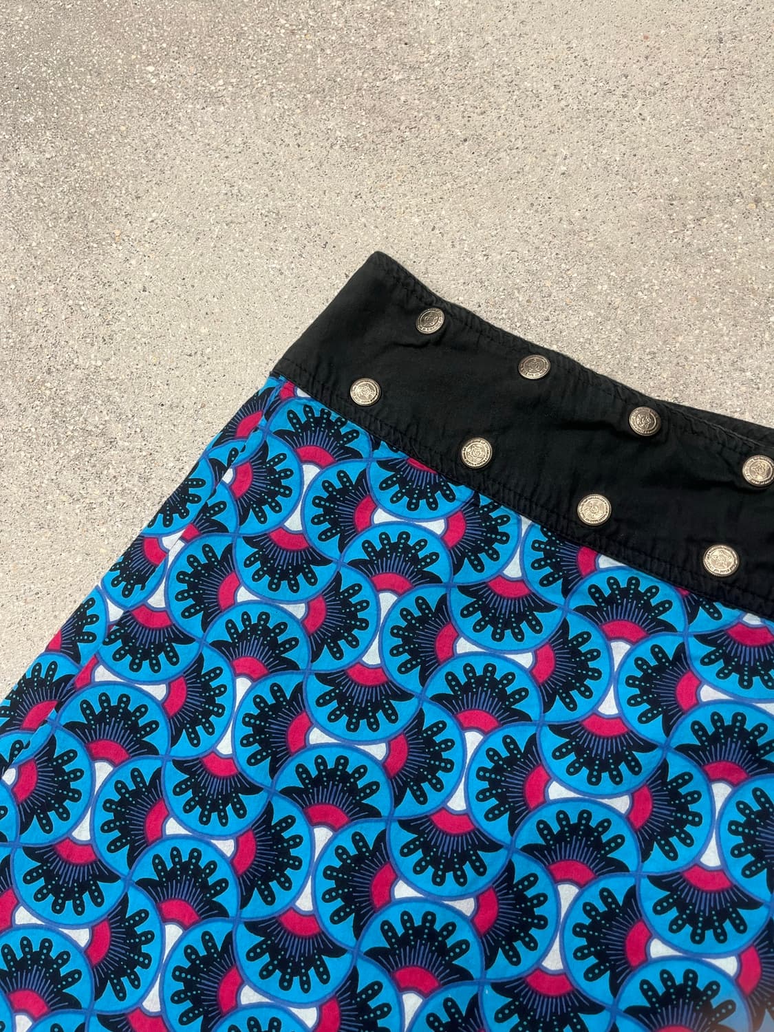 리버시블 패턴 버튼 스커트  상품이미지2