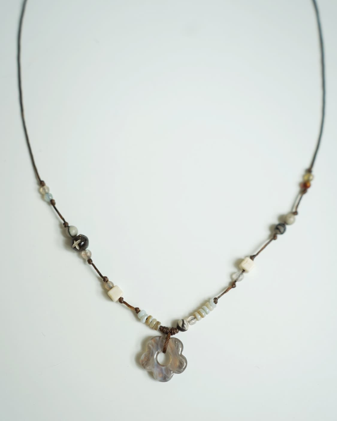 san-flower necklace 산플라워 핸드메이드 목걸이 상품이미지3