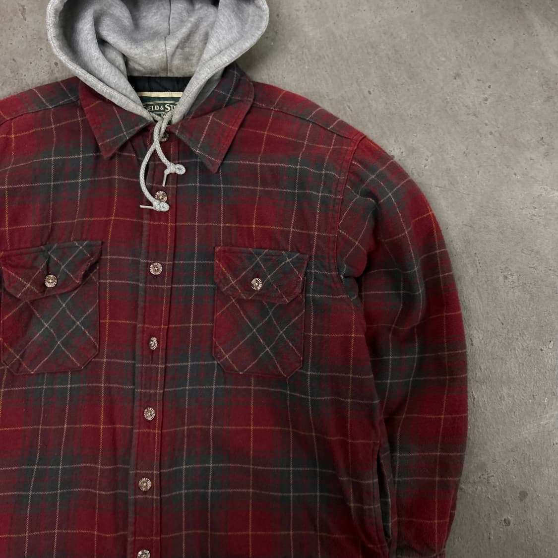 필드 앤 스트림 체크 셔츠 후드집업[1506] 상품이미지4