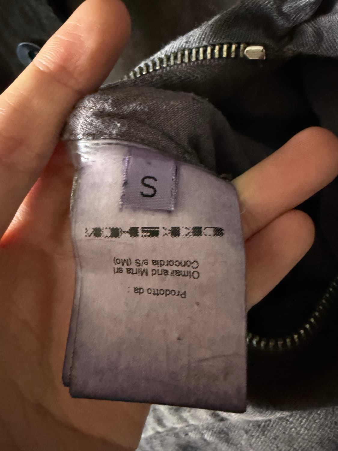 릭오웬스 사선 하이넥 자켓 상품이미지6