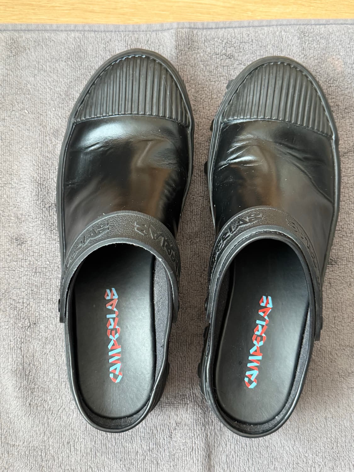 [정품/IT 44] 캠퍼랩(CamperLab) 트랙토리 클로그 블랙 -  상품이미지6