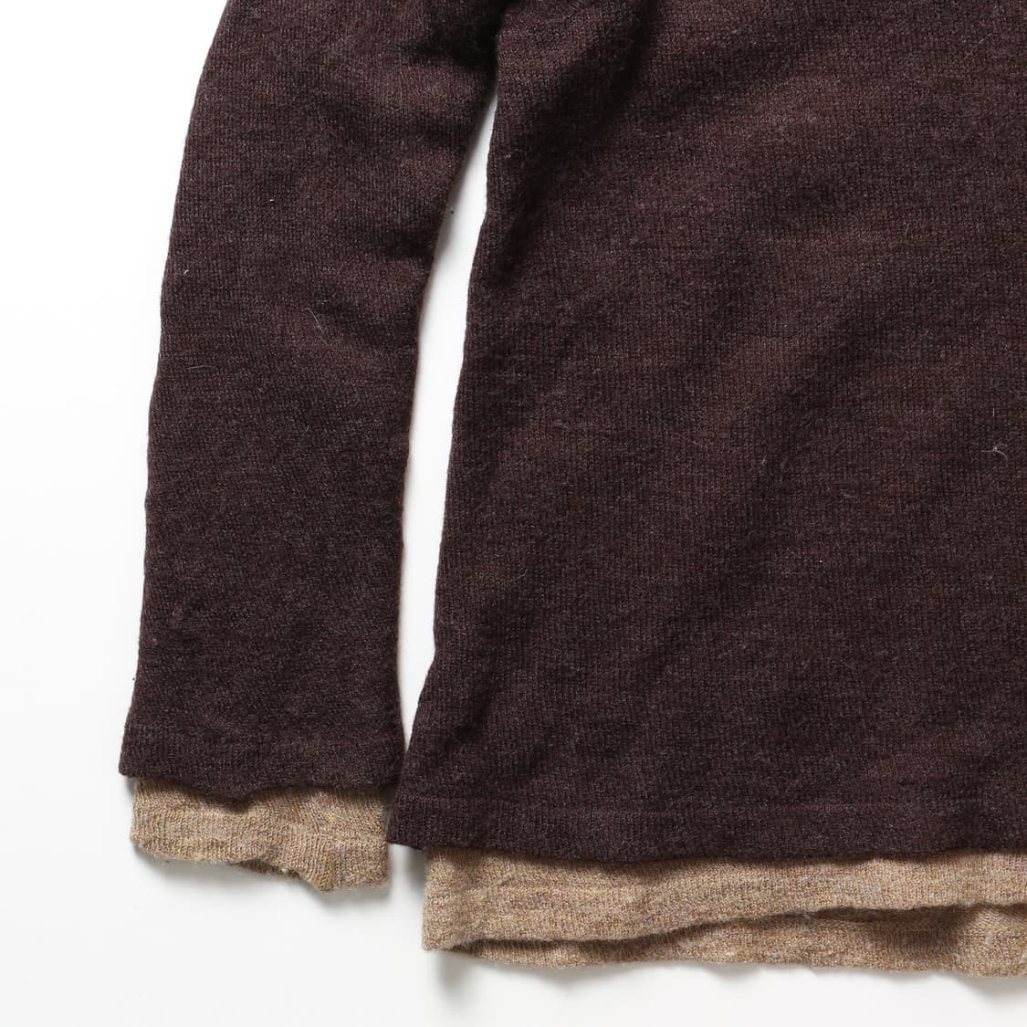 요지야마모토 레이어드 울 니트   상품이미지3