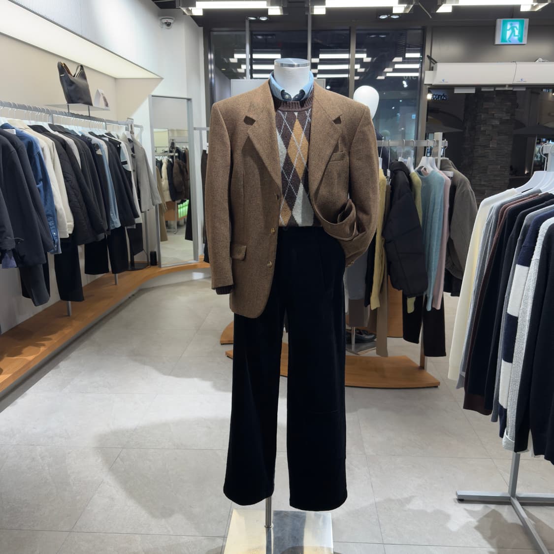 꾸레쥬 파리 헤링본 울 트위드 자켓 상품이미지1