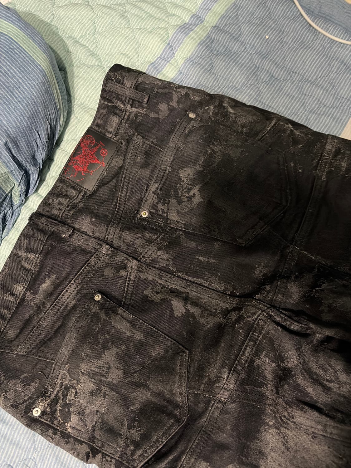 에모스탠스클럽 펜타그램 코티드 배기 플레어 상품이미지4